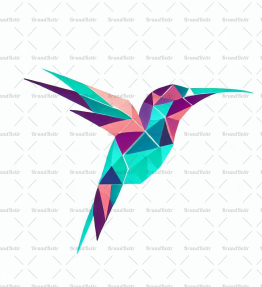 Geometrischer Kolibri